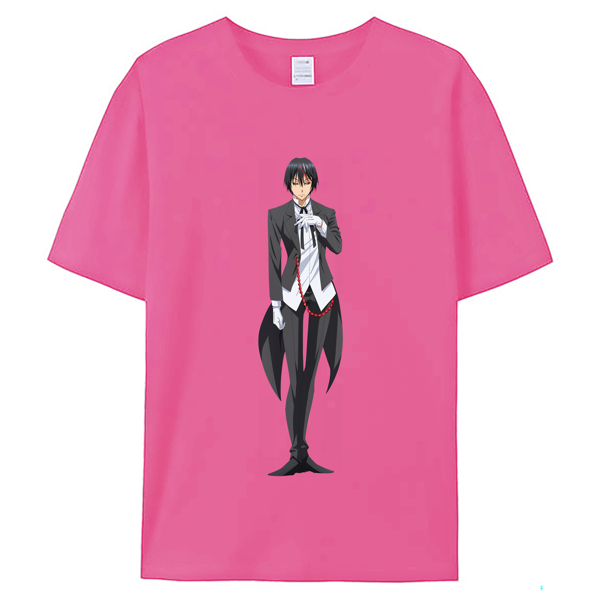 （画像用） 転スラ Regarding Reincarnated to Slime レディースカジュアルプリントTシャツ（綿100％）